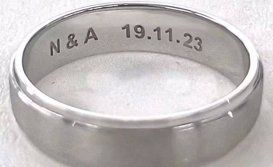 Pringting English language Engraving Service ; บริการสลักชื่อภาษาอังกฤษตัวพิมพ์ Madduckjewels