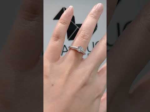 Madduckjewels แหวนเงินแท้ เพชร CZ ชุบโรเดียม RG1621