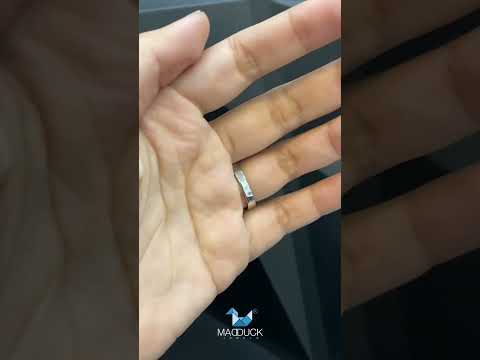 Madduckjewels แหวนเงินแท้ เพชร CZ ชุบโรเดียม RG1309