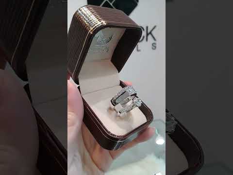 Madduckjewels แหวนเงินแท้ เพชร CZ ชุบโรเดียม RG1559-RG1726