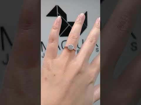 Madduckjewels แหวนเงินแท้ เพชร CZ ชุบโรเดียม RG1622