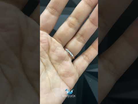 Madduckjewels แหวนเงินแท้ เพชร CZ ชุบโรเดียม RG1322