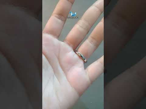 Madduckjewels แหวนเงินแท้ เพชร CZ ชุบโรเดียม RG1503