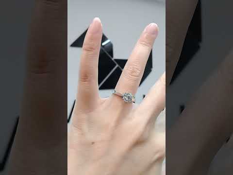 Madduckjewels แหวนเงินแท้ เพชร CZ ชุบโรเดียม RG1719