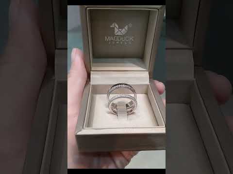 Madduckjewels แหวนเงินแท้ เพชร CZ ชุบโรเดียม RG1470-RG1620