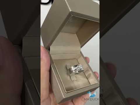 Madduckjewels แหวนเงินแท้ เพชร CZ ชุบโรเดียม RG1905