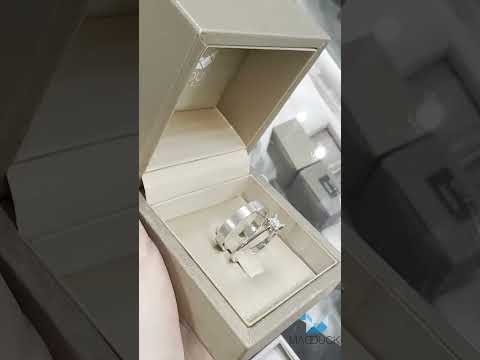 Madduckjewels แหวนเงินแท้ เพชร CZ ชุบโรเดียม RG1564WGR-RG1459