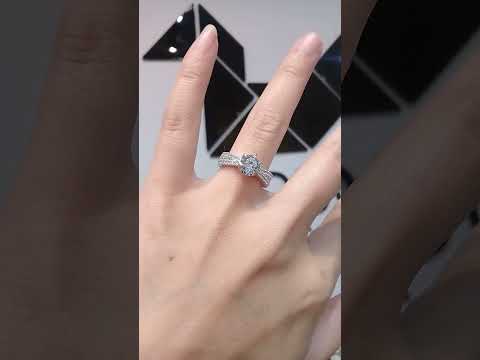 Madduckjewels แหวนเงินแท้ เพชร CZ ชุบโรเดียม RG1912