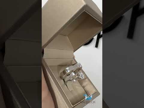 Madduckjewels แหวนเงินแท้ เพชร CZ ชุบโรเดียม RG1807-RG1703