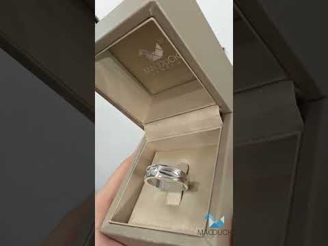 Madduckjewels แหวนเงินแท้ เพชร CZ ชุบโรเดียม RG1520