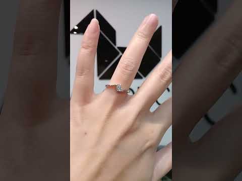 Madduckjewels แหวนเงินแท้ เพชร CZ ชุบโรเดียม RG1465