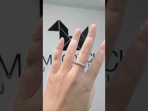 Madduckjewels แหวนเงินแท้ เพชร CZ ชุบโรเดียม RG1620