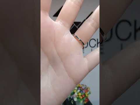 Madduckjewels แหวนเงินแท้ เพชร CZ ชุบโรเดียม RG1611