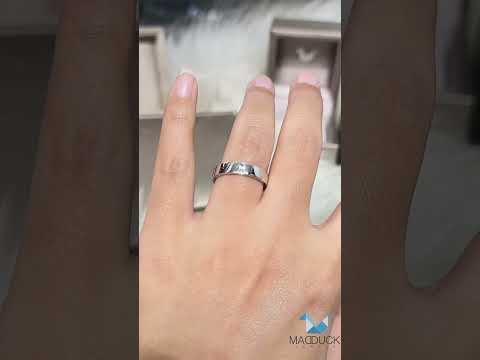 2x4mm BAGUETTE cut Cubic Zirconia / Sterling Silver 925 Ring / Rhodium plated Nickel-Free / MadDuckJewels RG1564