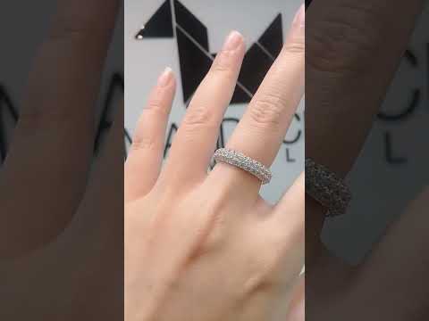 Madduckjewels แหวนเงินแท้ เพชร CZ ชุบโรเดียม RG1548