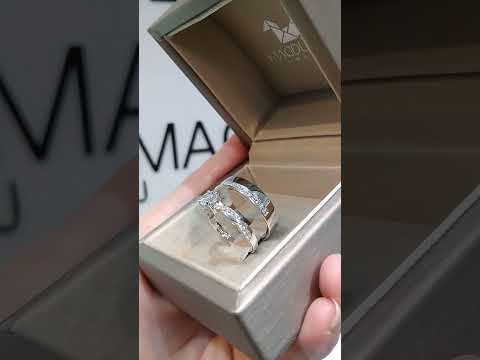 Madduckjewels แหวนเงินแท้ เพชร CZ ชุบโรเดียม RG1470-RG1606