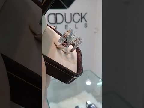Madduckjewels แหวนเงินแท้ เพชร CZ ชุบโรเดียม RG1470-RG1531