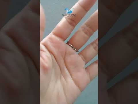 Madduckjewels แหวนเงินแท้ เพชร CZ ชุบโรเดียม RG1919