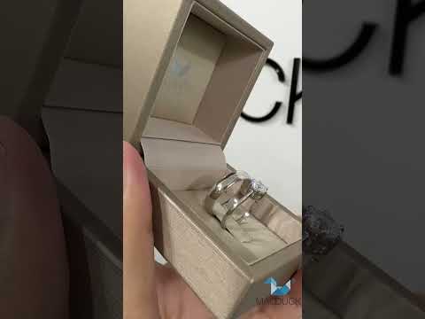 Madduckjewels แหวนเงินแท้ เพชร CZ ชุบโรเดียม RG1405-RG1416