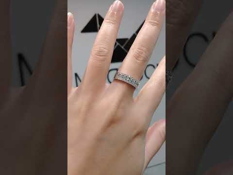 Madduckjewels แหวนเงินแท้ เพชร CZ ชุบโรเดียม RG1539