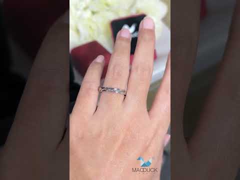 Madduckjewels แหวนเงินแท้ ชุบโรเดียม RG1930