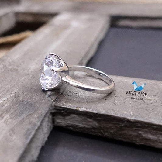 Women's ring – CZ in 925 silver by Madduck Jewels