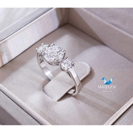 Women's ring – CZ in 925 silver by Madduck Jewels