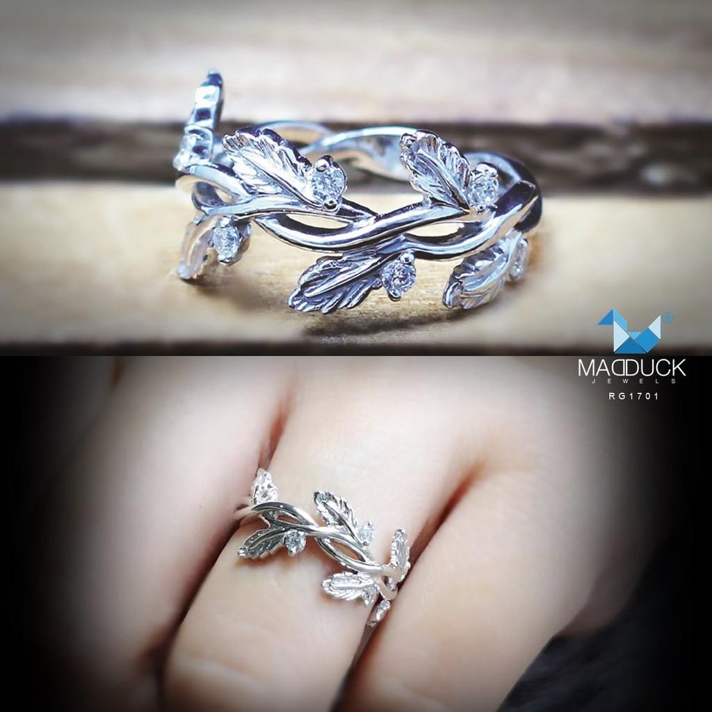 Women's ring – CZ in 925 silver by Madduck Jewels