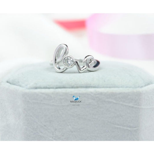 Women's ring – CZ in 925 silver by Madduck Jewels