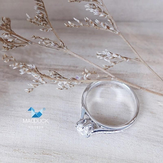 Women's ring – CZ in 925 silver by Madduck Jewels