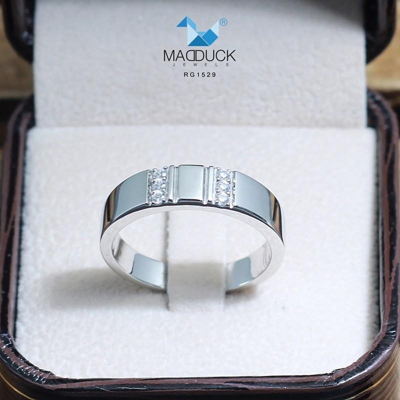 Men's ring – CZ in 925 silver by Madduck Jewels