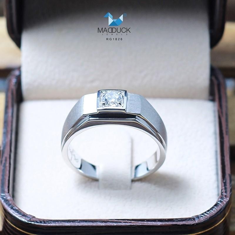 Men's ring – CZ in 925 silver by Madduck Jewels