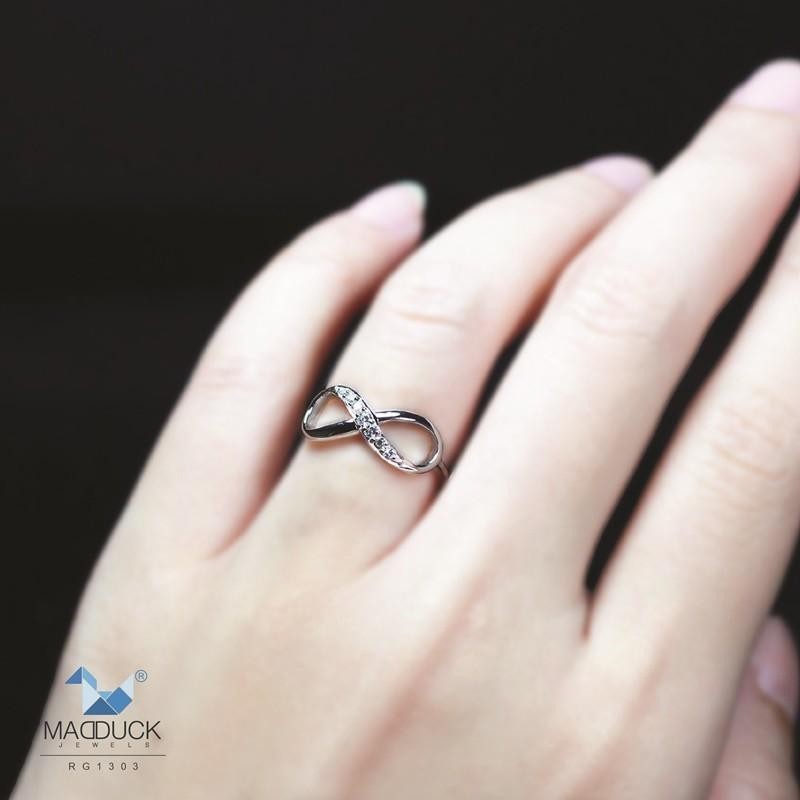 Couple ring set – CZ in 925 silver by Madduck Jewels