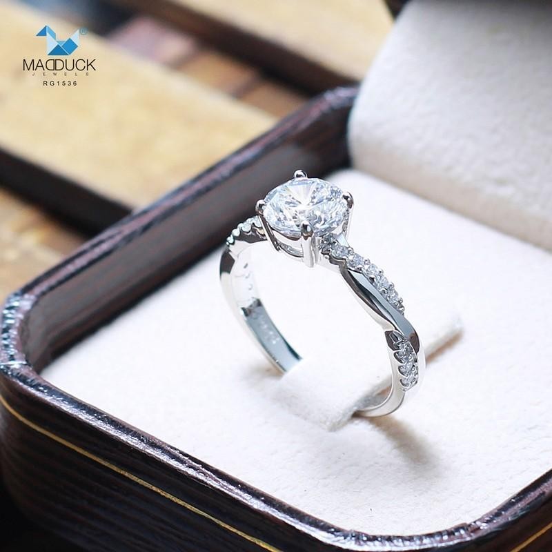 Women's ring – CZ in 925 silver by Madduck Jewels