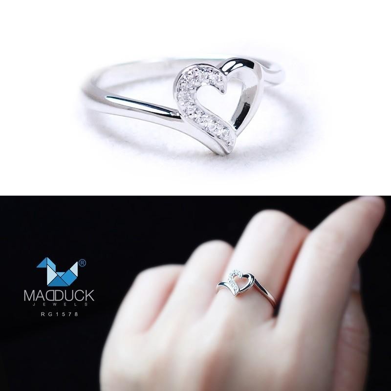 Women's ring – CZ in 925 silver by Madduck Jewels