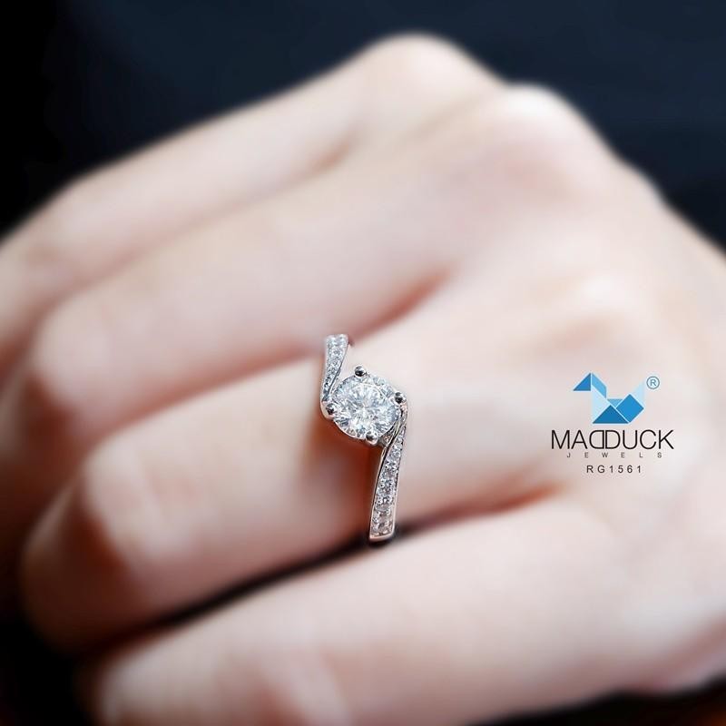 Women's ring – CZ in 925 silver by Madduck Jewels
