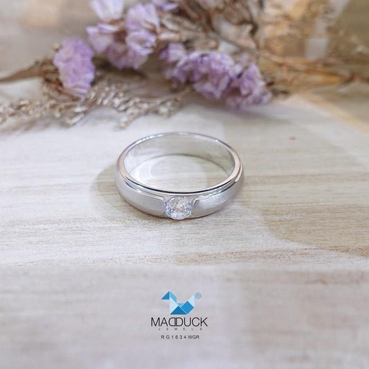 Men's ring – CZ in 925 silver by Madduck Jewels