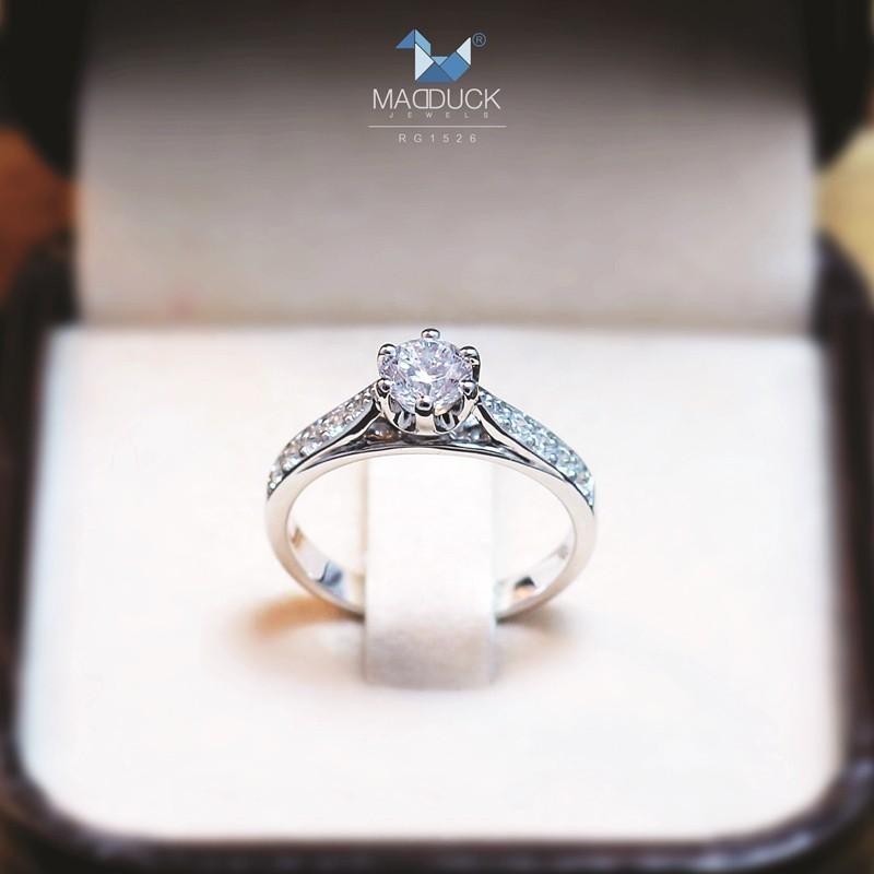 Couple ring set – CZ in 925 silver by Madduck Jewels