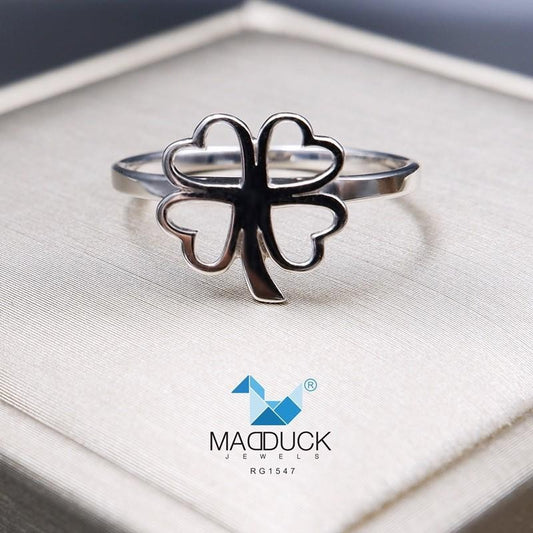 Women's ring – CZ in 925 silver by Madduck Jewels