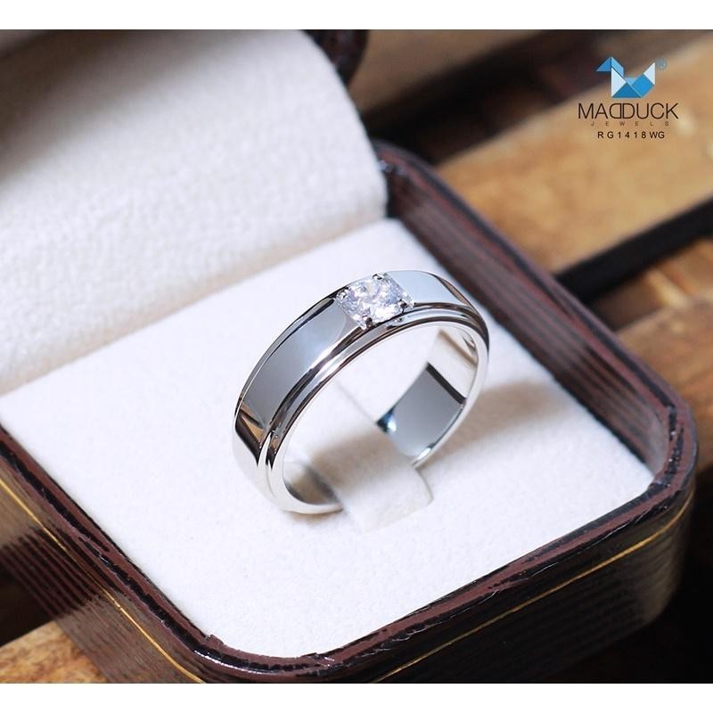 Couple ring set – CZ in 925 silver by Madduck Jewels