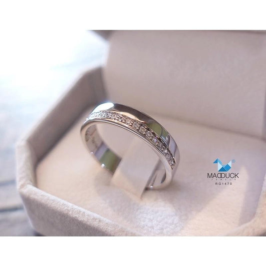 Unisex / male / female ring – CZ in 925 silver by Madduck Jewels