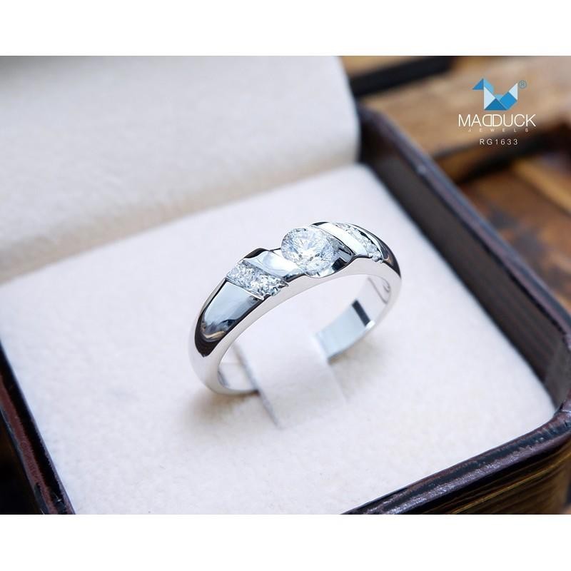 Couple ring set – CZ in 925 silver by Madduck Jewels