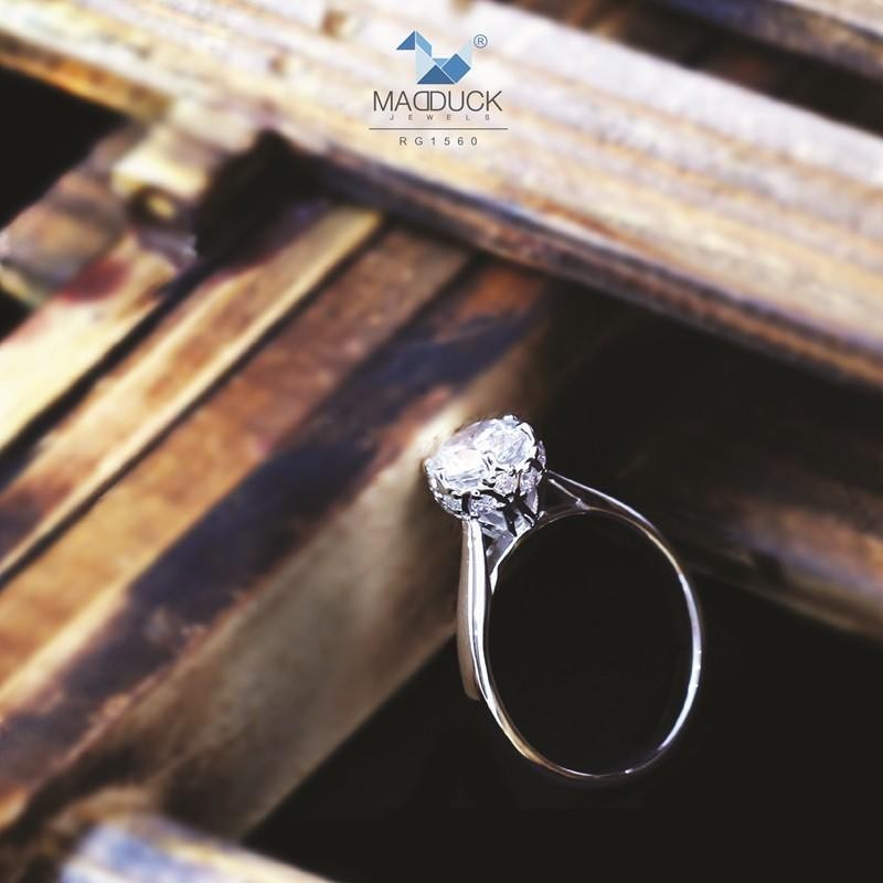 Women's ring – CZ in 925 silver by Madduck Jewels