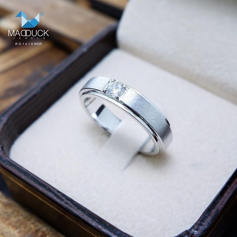 Unisex / male / female ring – CZ in 925 silver by Madduck Jewels