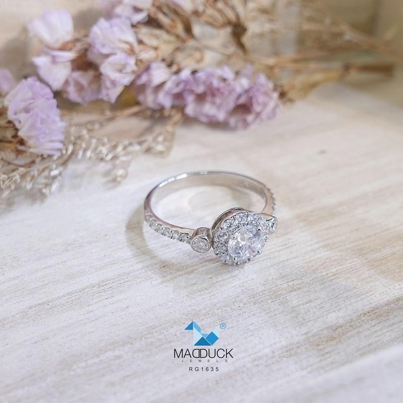 Couple ring set – CZ in 925 silver by Madduck Jewels