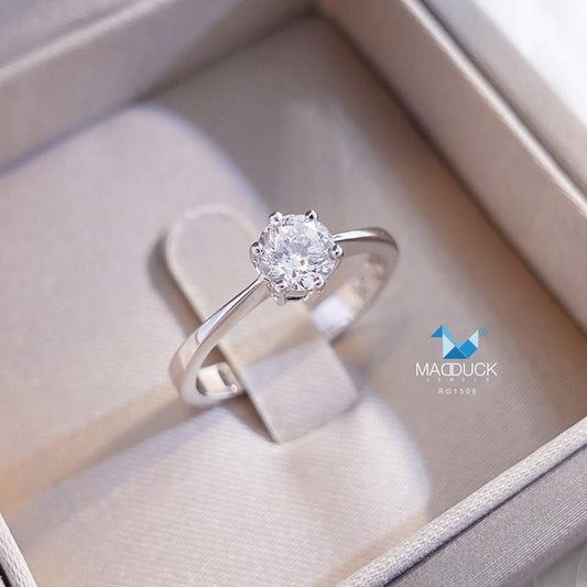 Women's ring – CZ in 925 silver by Madduck Jewels