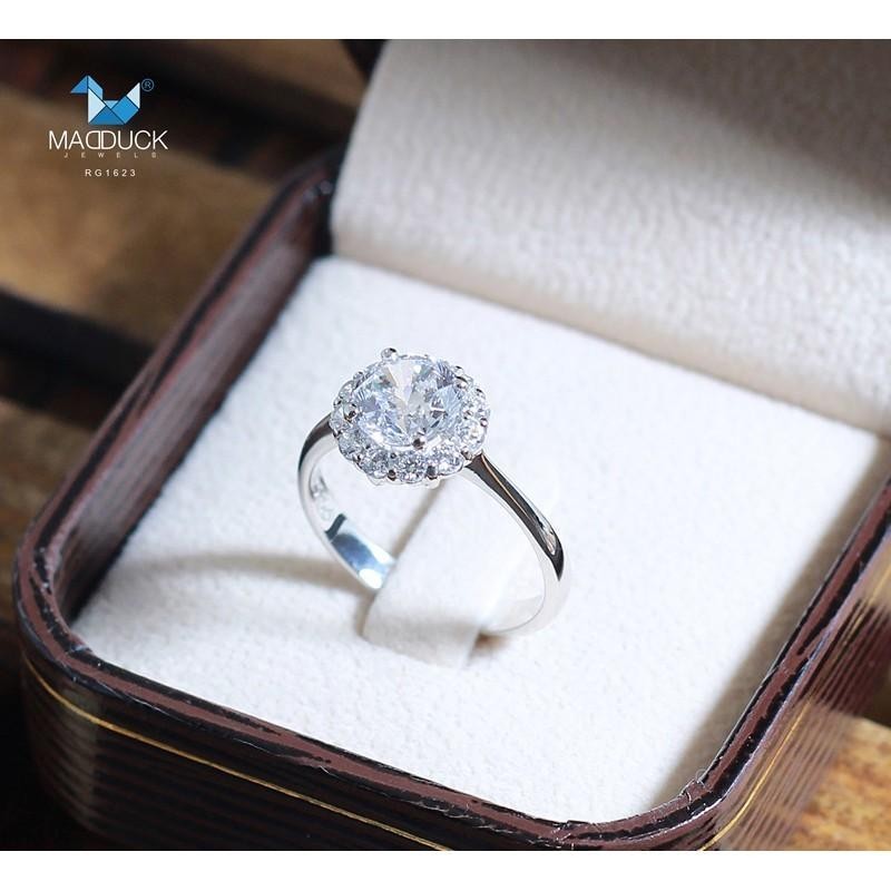 Couple ring set – CZ in 925 silver by Madduck Jewels