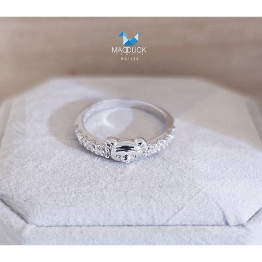 Women's ring – CZ in 925 silver by Madduck Jewels