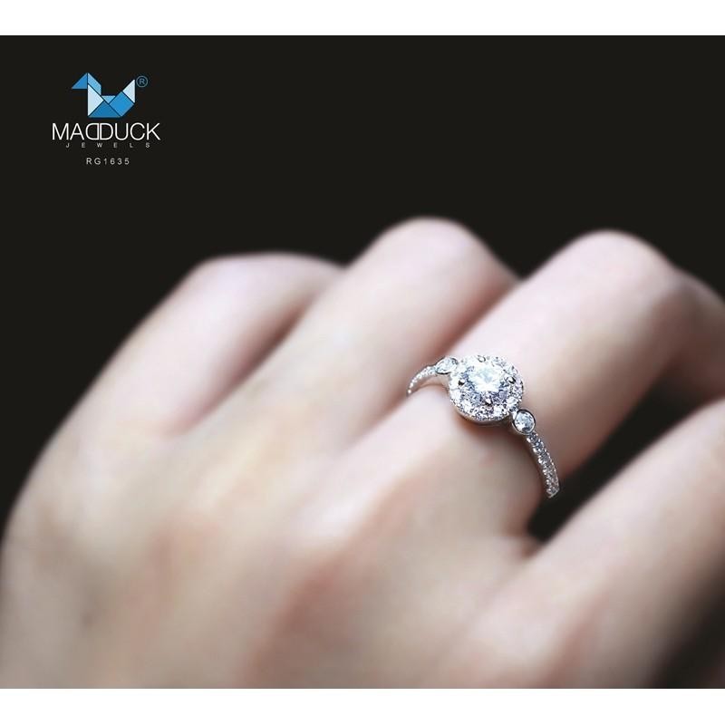 Couple ring set – CZ in 925 silver by Madduck Jewels