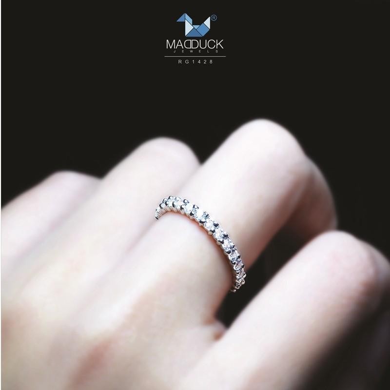 Couple ring set – CZ in 925 silver by Madduck Jewels